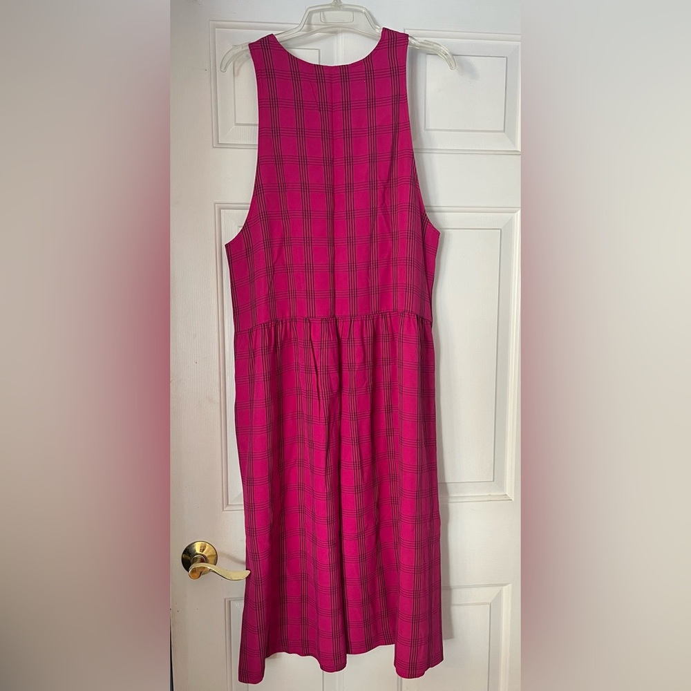 Vintage Pink Plaid Maternity Jumper